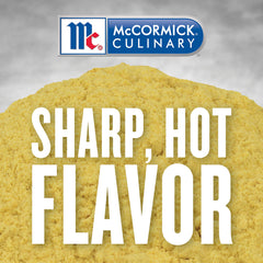 Emulsifying mustard powder helps unify sauces smoothly.