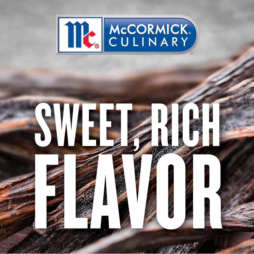 McCormick Culinary imitation vanilla beverage cup; useful for creamy drinks and sauces.