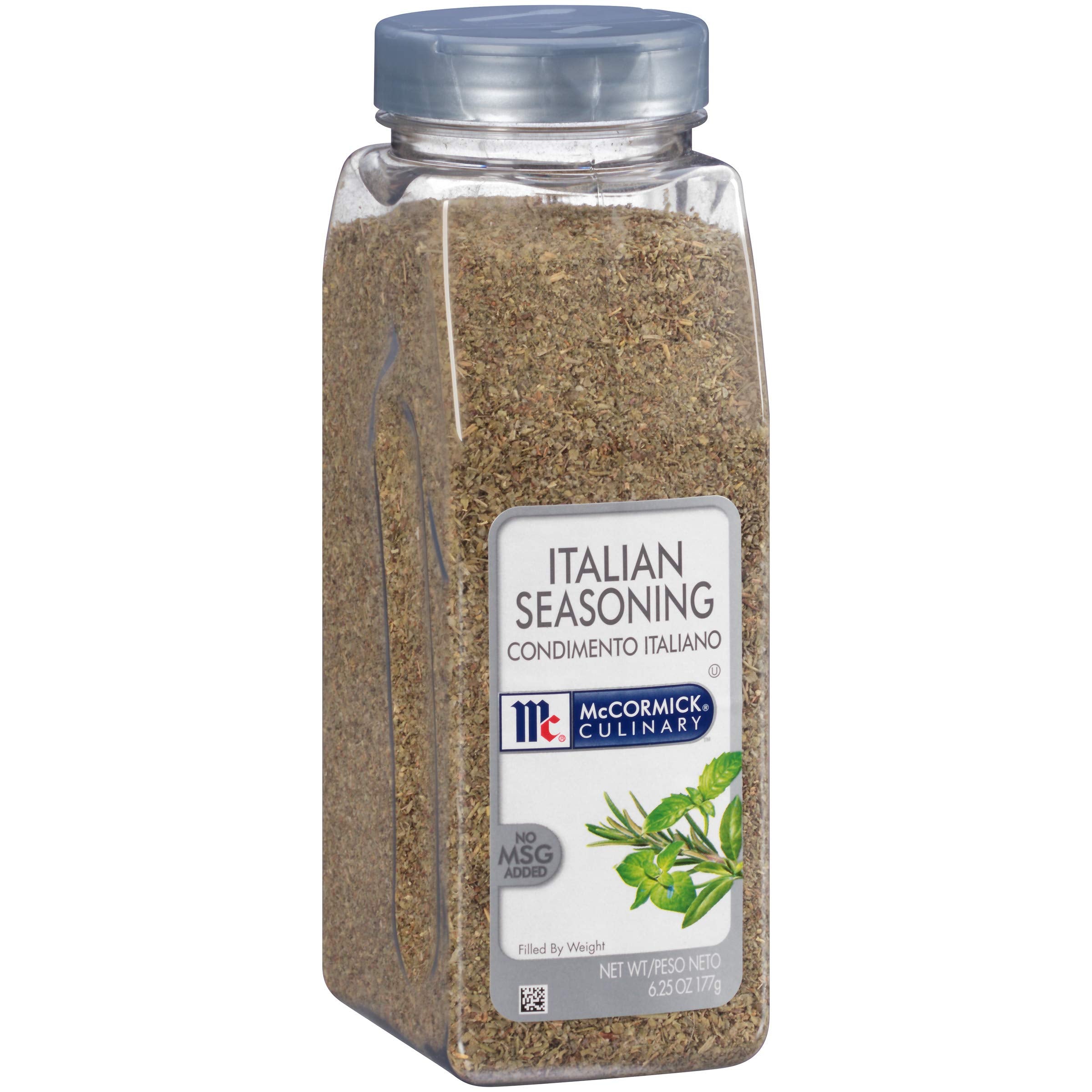 McCormick Culinary Italian Seasoning bottle on pantry shelf for quick flavor upgrades