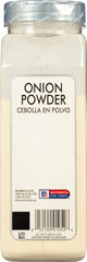  pouring McCormick Culinary Onion Powder from jar for marinades