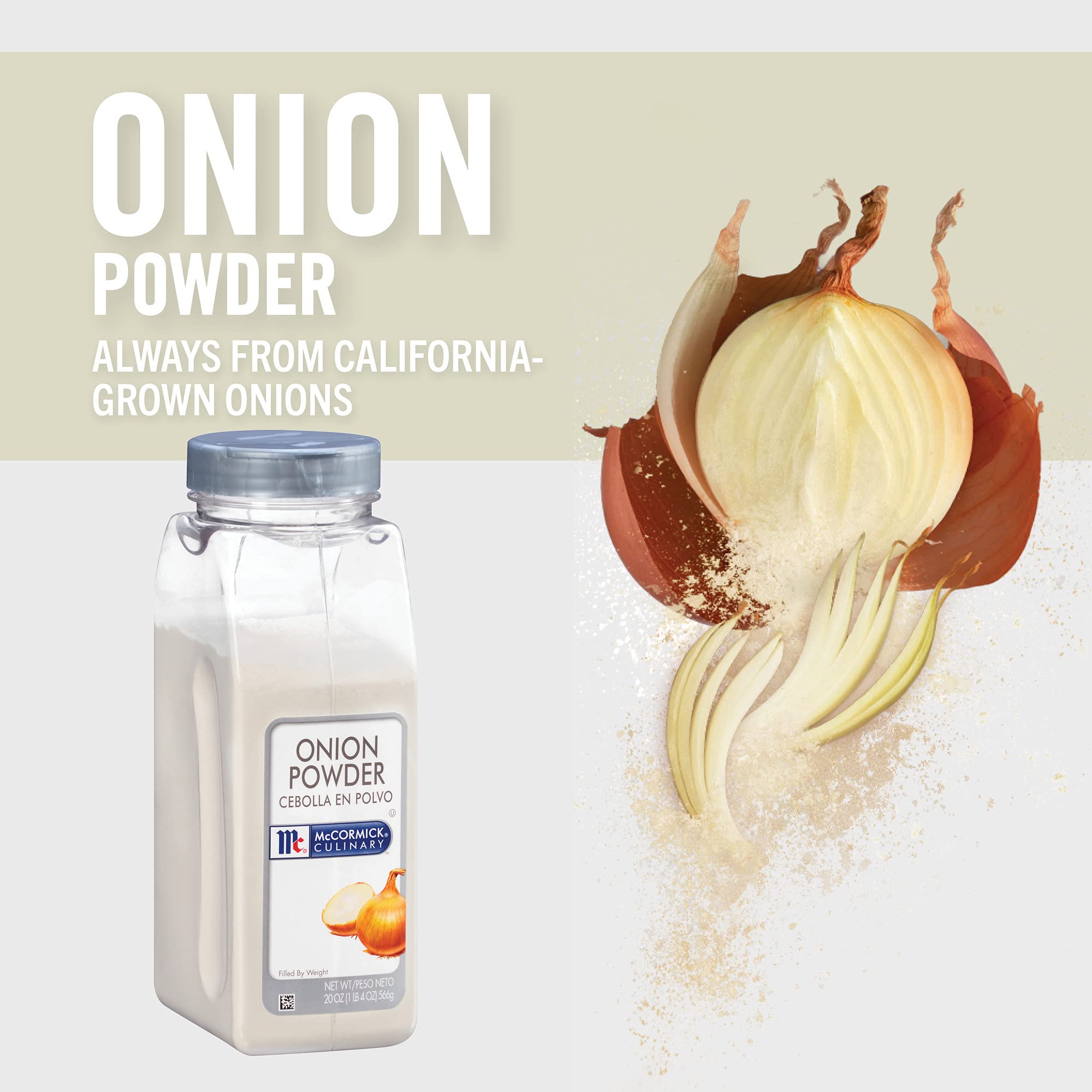 aroma of McCormick Culinary Onion Powder in the kitchen while cooking