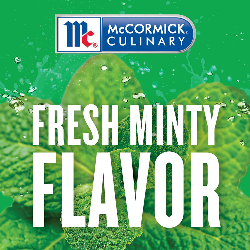 Peppermint extract in cake frosting for a bright holiday finish