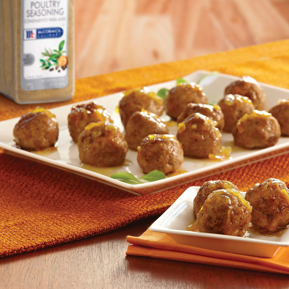 Stuffing dish boosted by McCormick Culinary Poultry Seasoning flavor