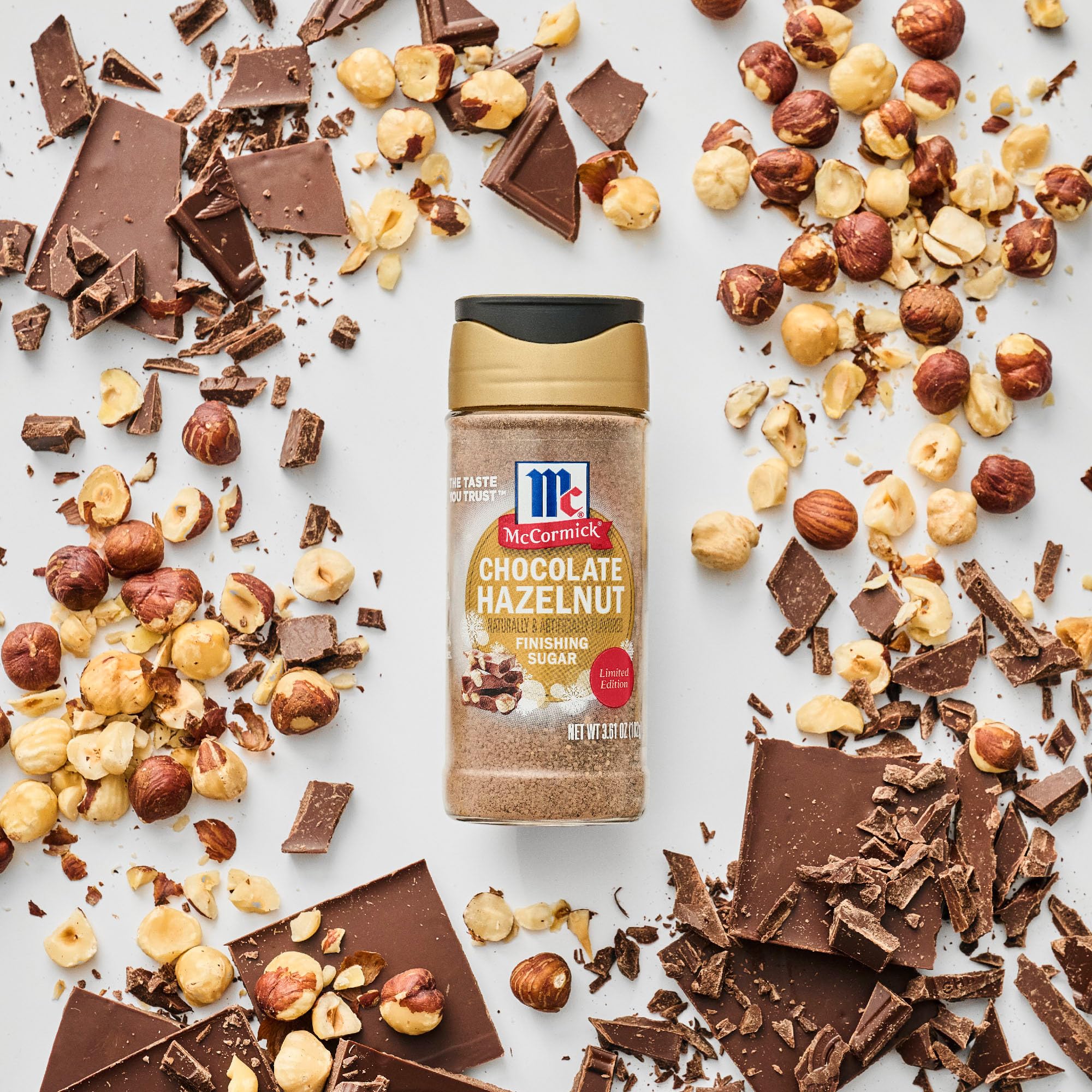 McCormick Finishing Sugar brownie-dessert topping enriches chocolatey bites