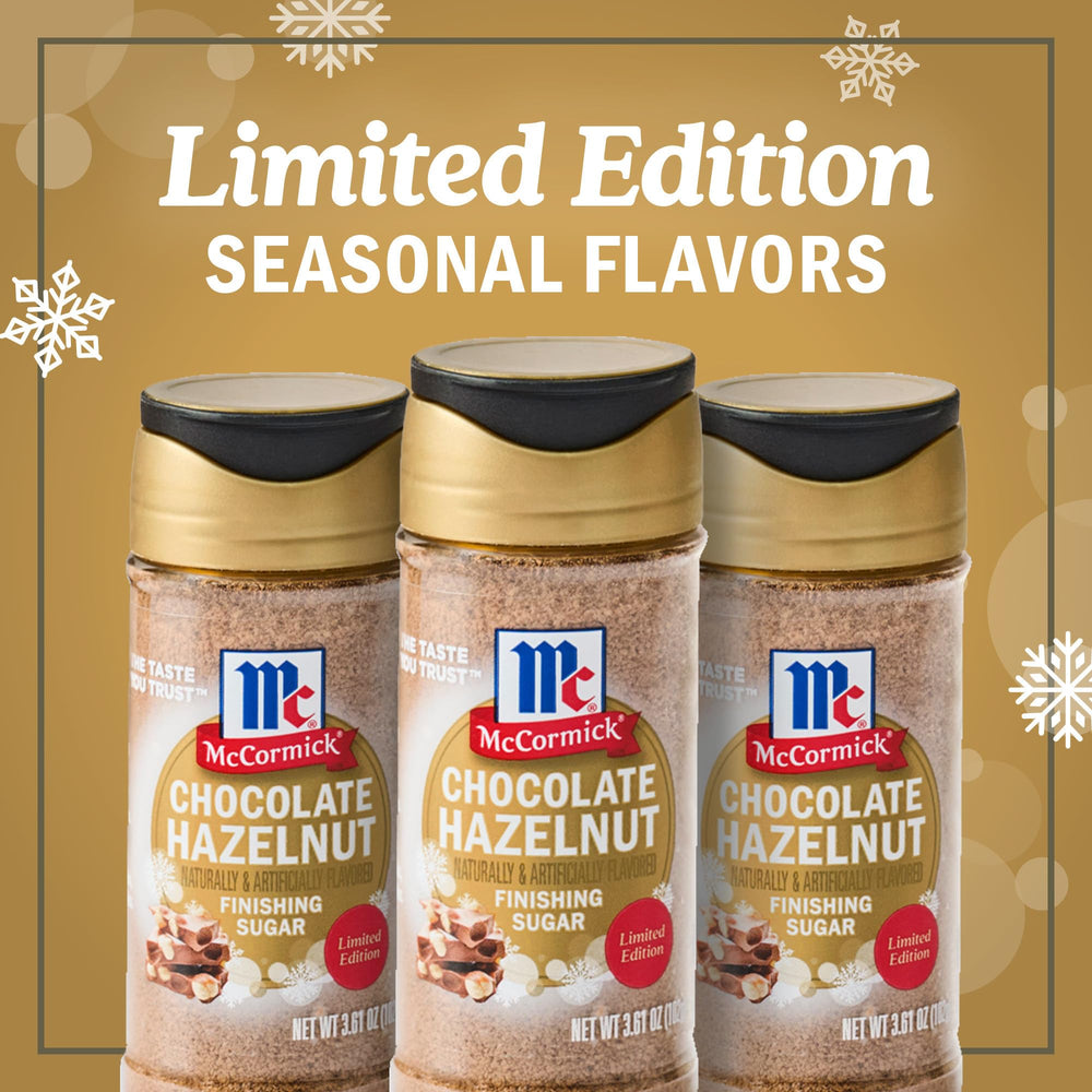 McCormick Finishing Sugar whipped-cream topping adds dessert elegance