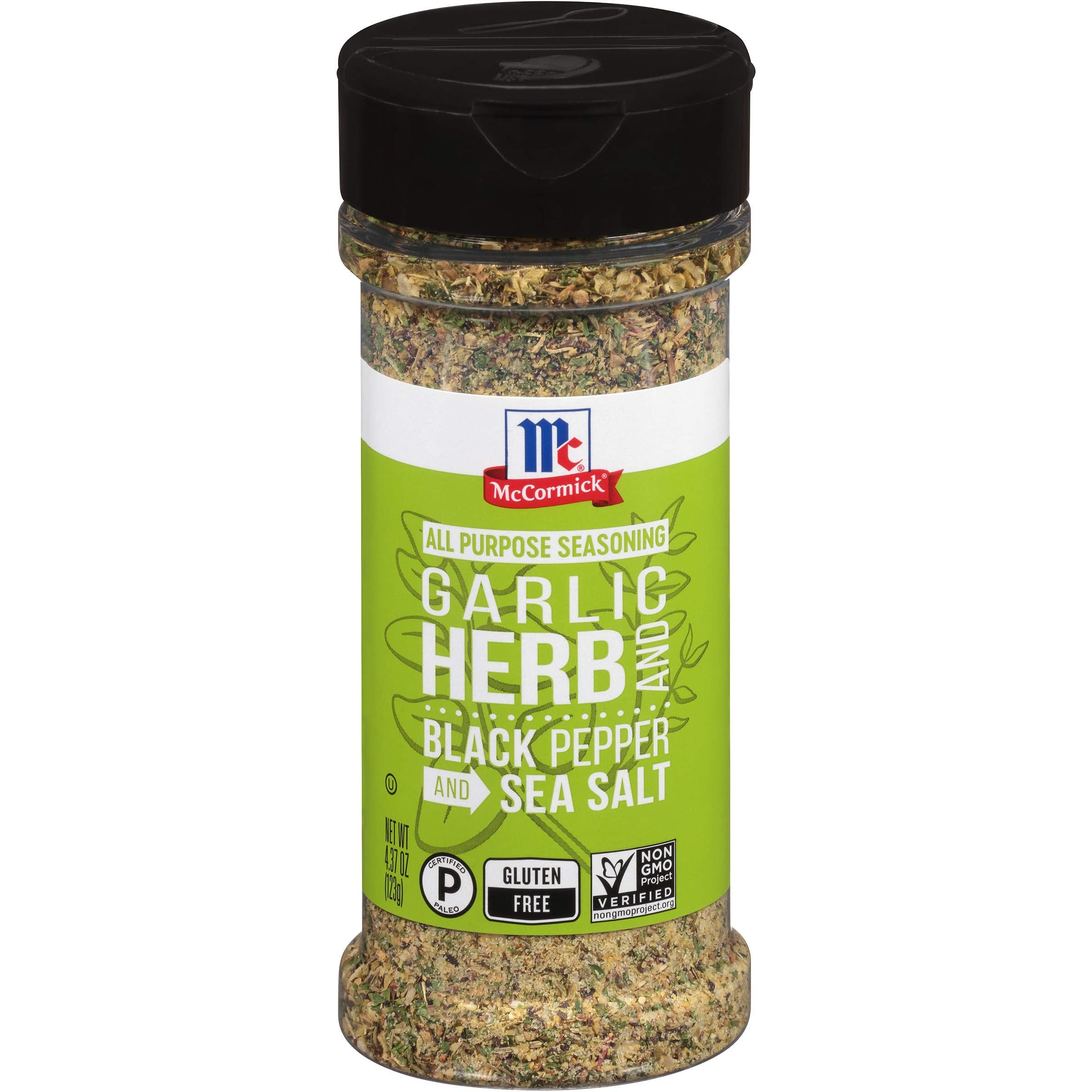 McCormick all purpose seasoning jar front view enhances everyday meals with herbs
