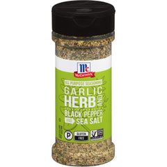 McCormick all purpose seasoning jar front view enhances everyday meals with herbs