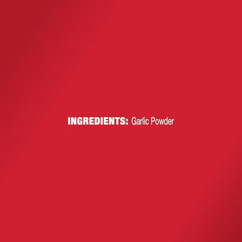 McCormick Garlic Powder measuring-spoon helps substitute for fresh garlic.