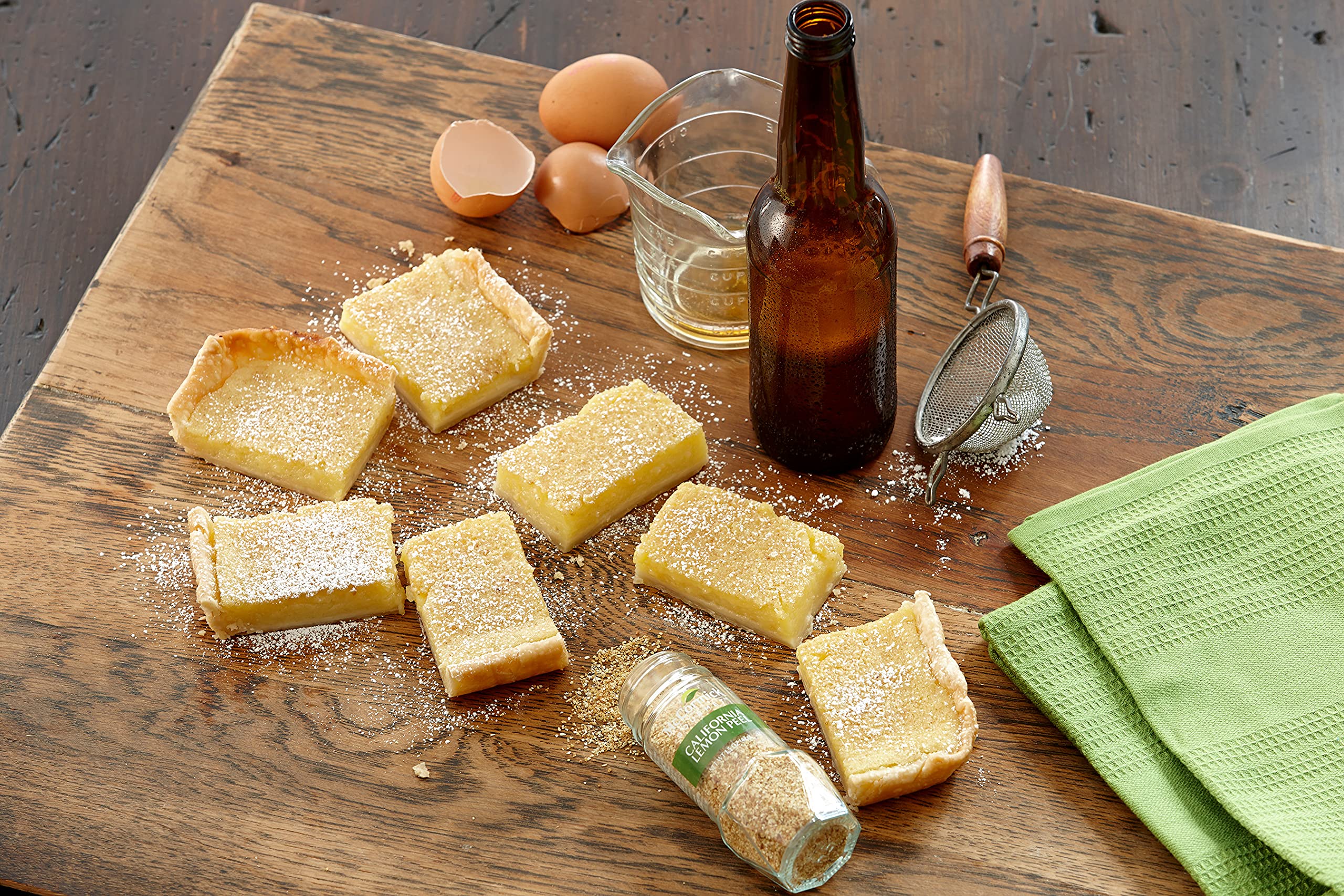 McCormick Gourmet California Lemon Peel in baking for easy lemon zest in muffins and bars.