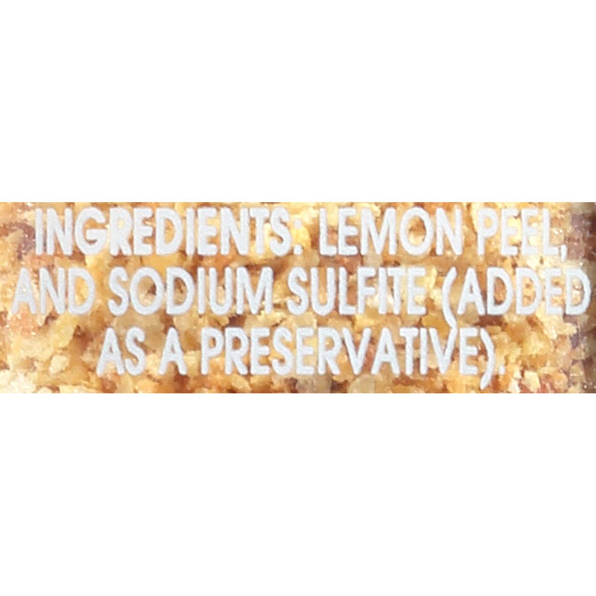 McCormick Gourmet California Lemon Peel fine-grain ensures even lemon flavor without grating.