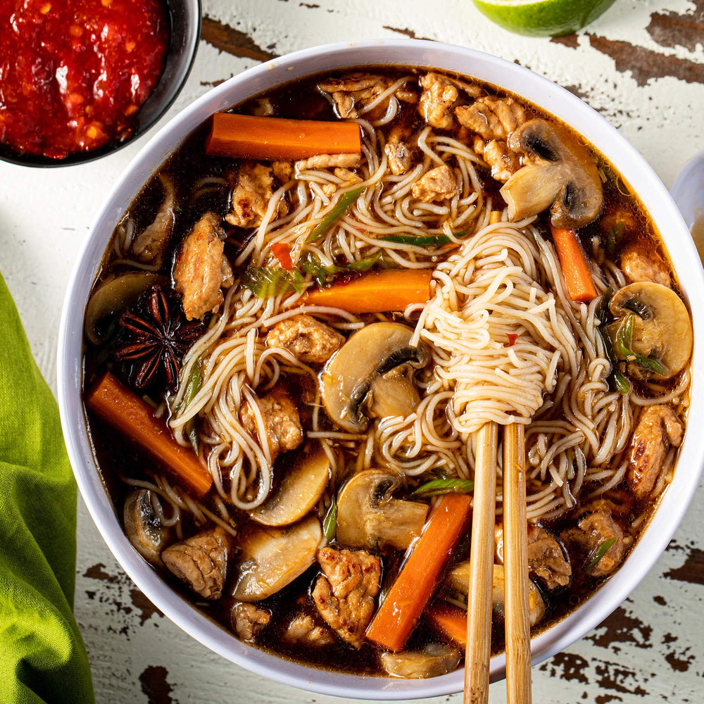 McCormick Gourmet Chinese Five Spice roasted meat dish with aromatic glaze