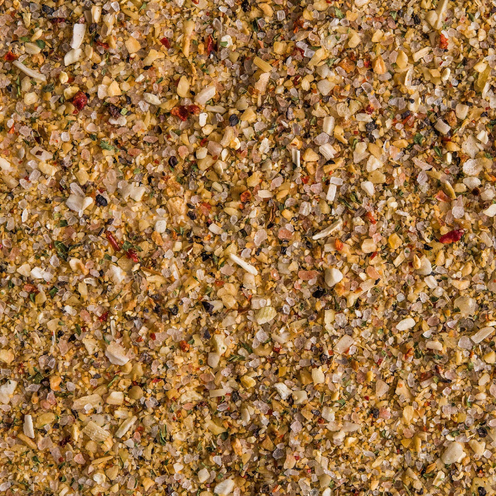 Grilled chicken seasoned with McCormick blend for a flavorful crust.
