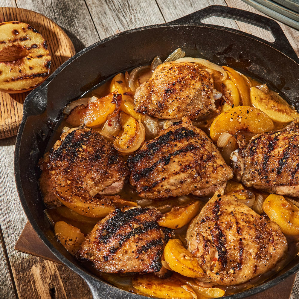Seafood filet seasoned to highlight sweetness with a bourbon-kissed finish
