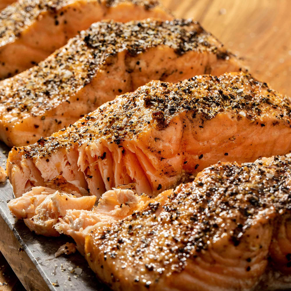 McCormick Grill Mates seasoning on steak grill for crust and flavor