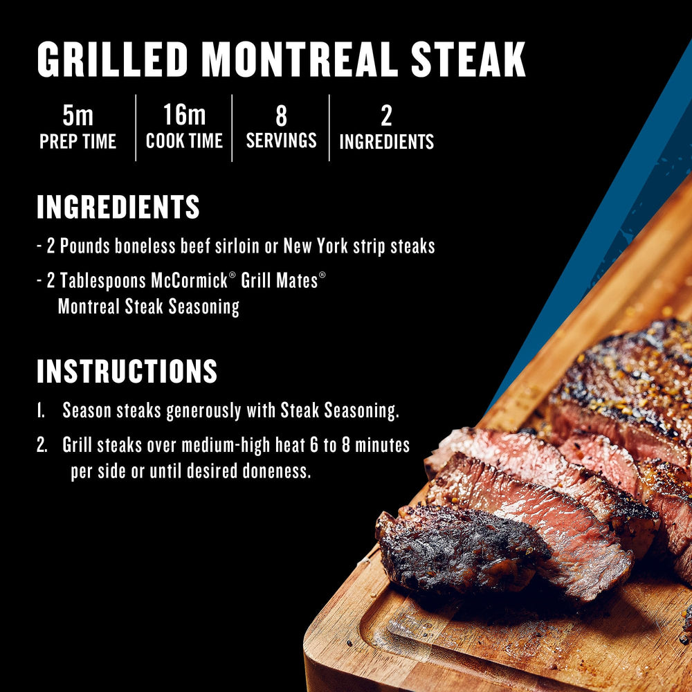 Pantry shelf with McCormick Grill Mates Montreal Steak Seasoning