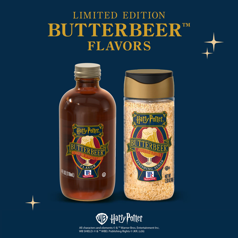 McCormick Harry Potter Butterbeer floats feature creamy foam and sweetness