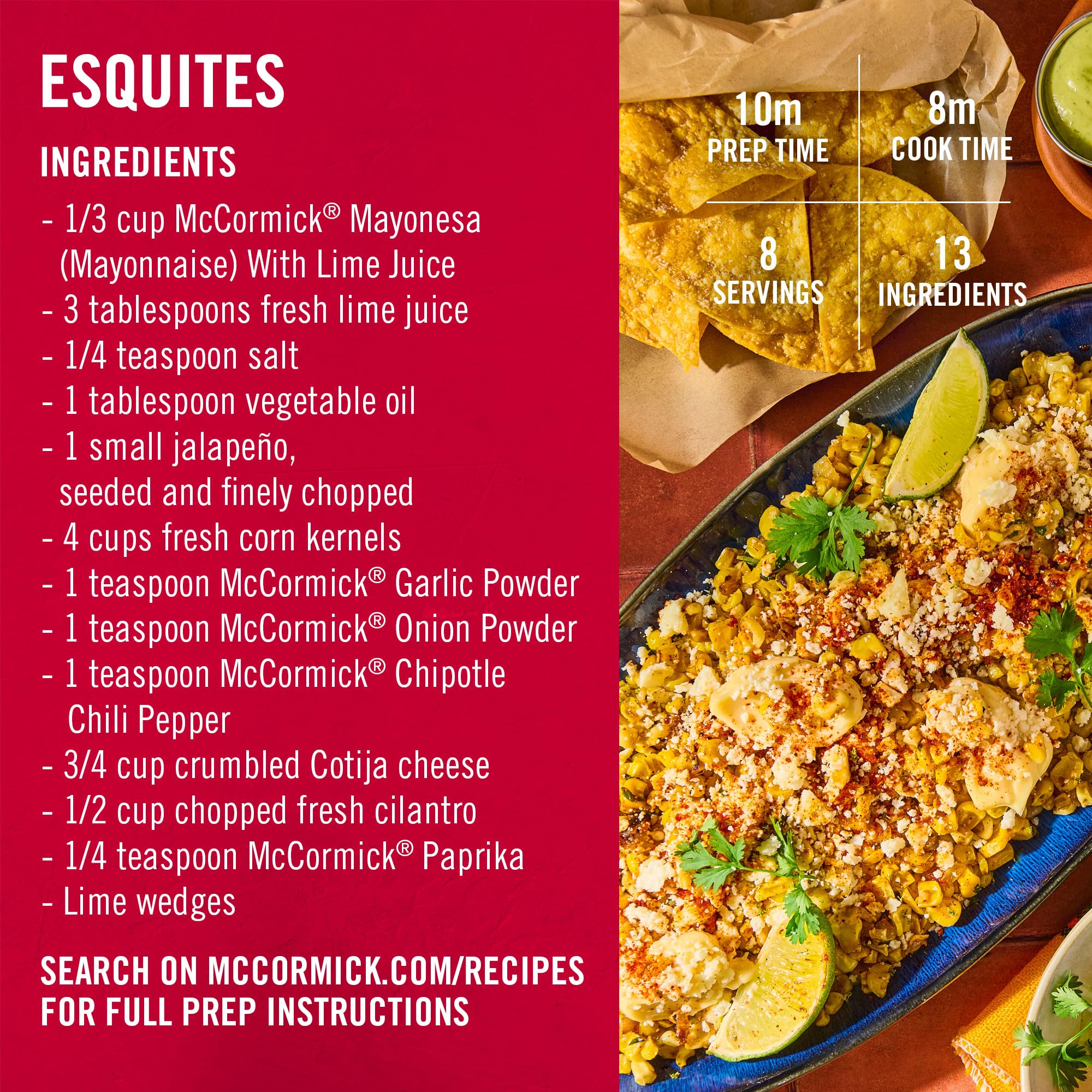 Tuna salad blended with McCormick Mayonesa lime for vibrant flavor