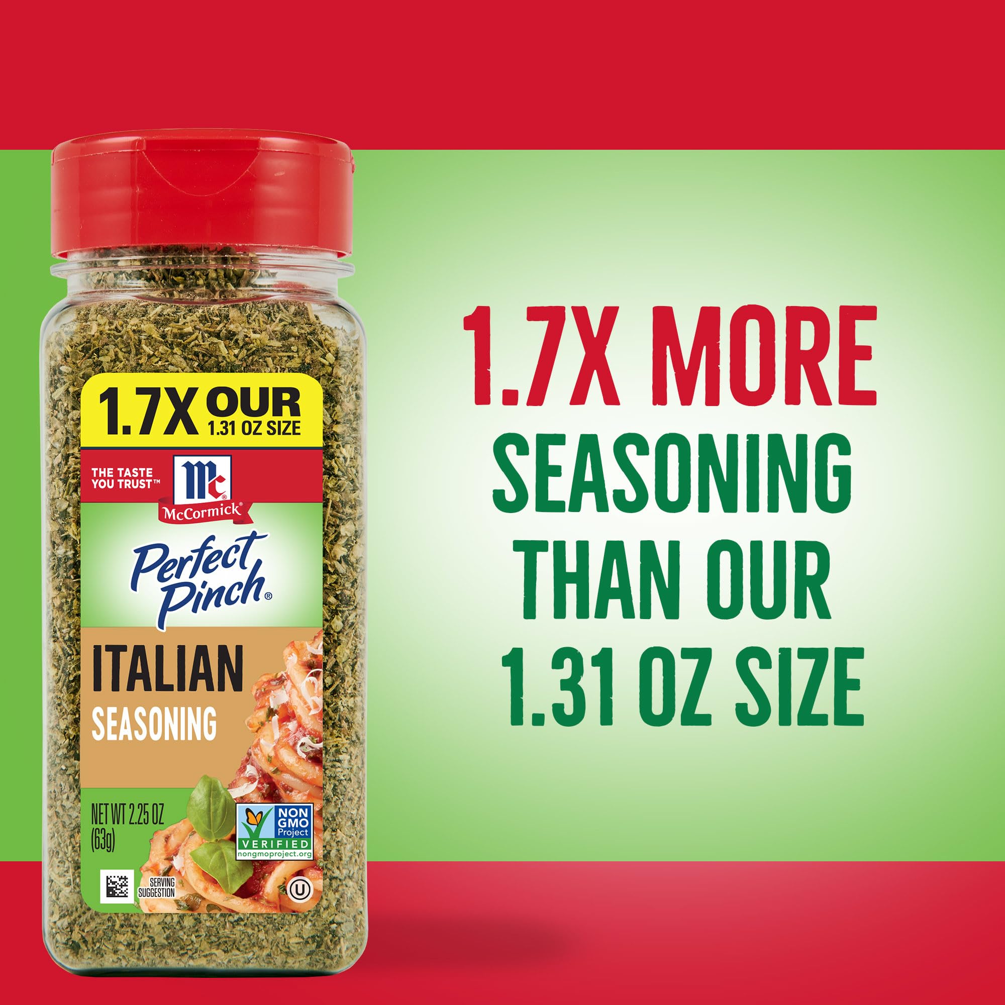 Chicken seasoned with McCormick Perfect Pinch Italian Seasoning for juicy flavor.