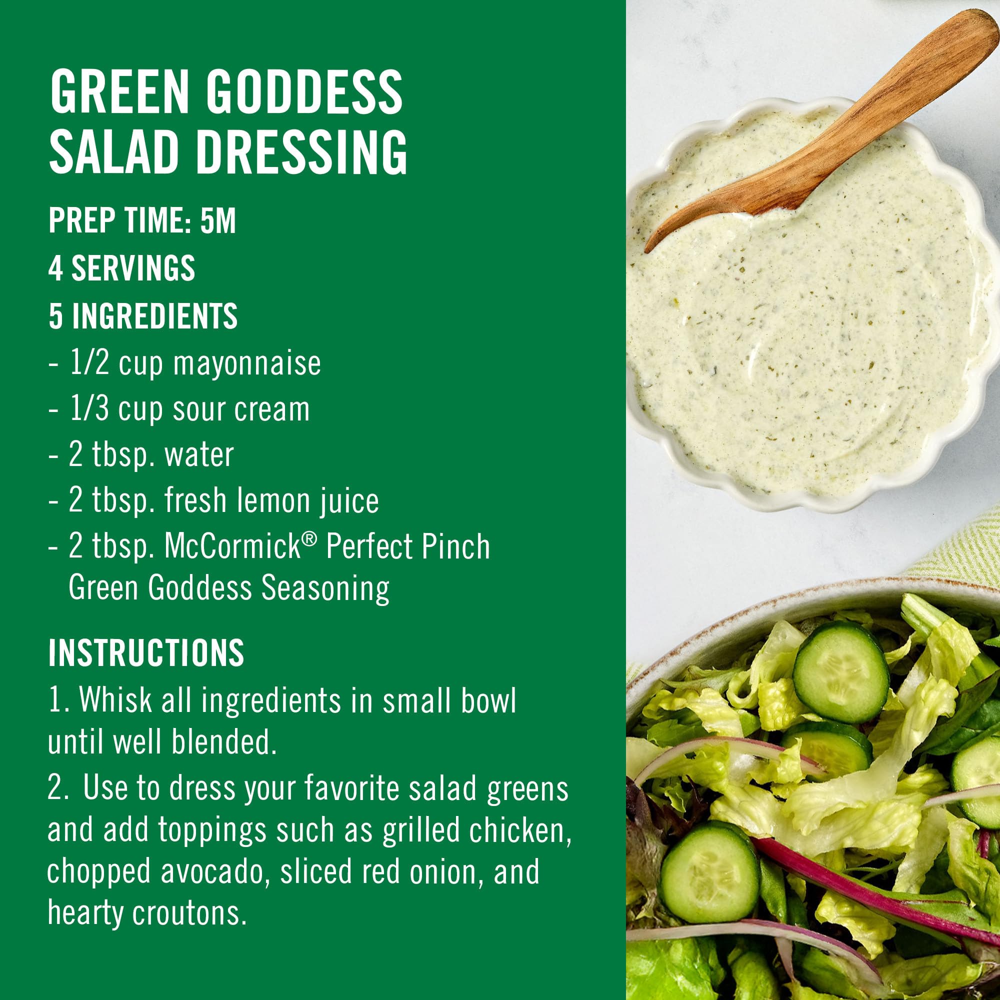 Seasoned grilled chicken using Green Goddess for bright finish.