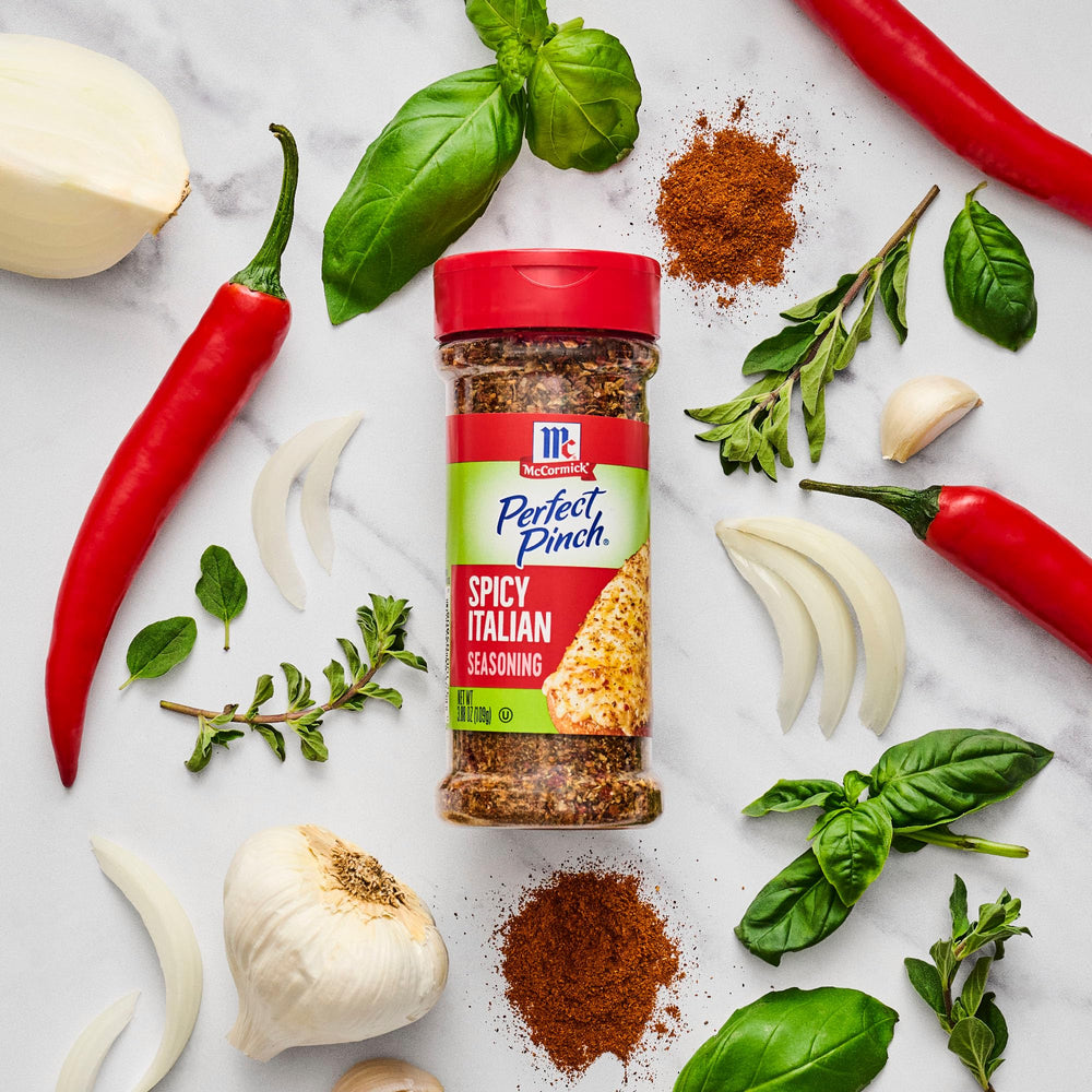 McCormick Perfect Pinch Spicy Italian kitchen counter display ready