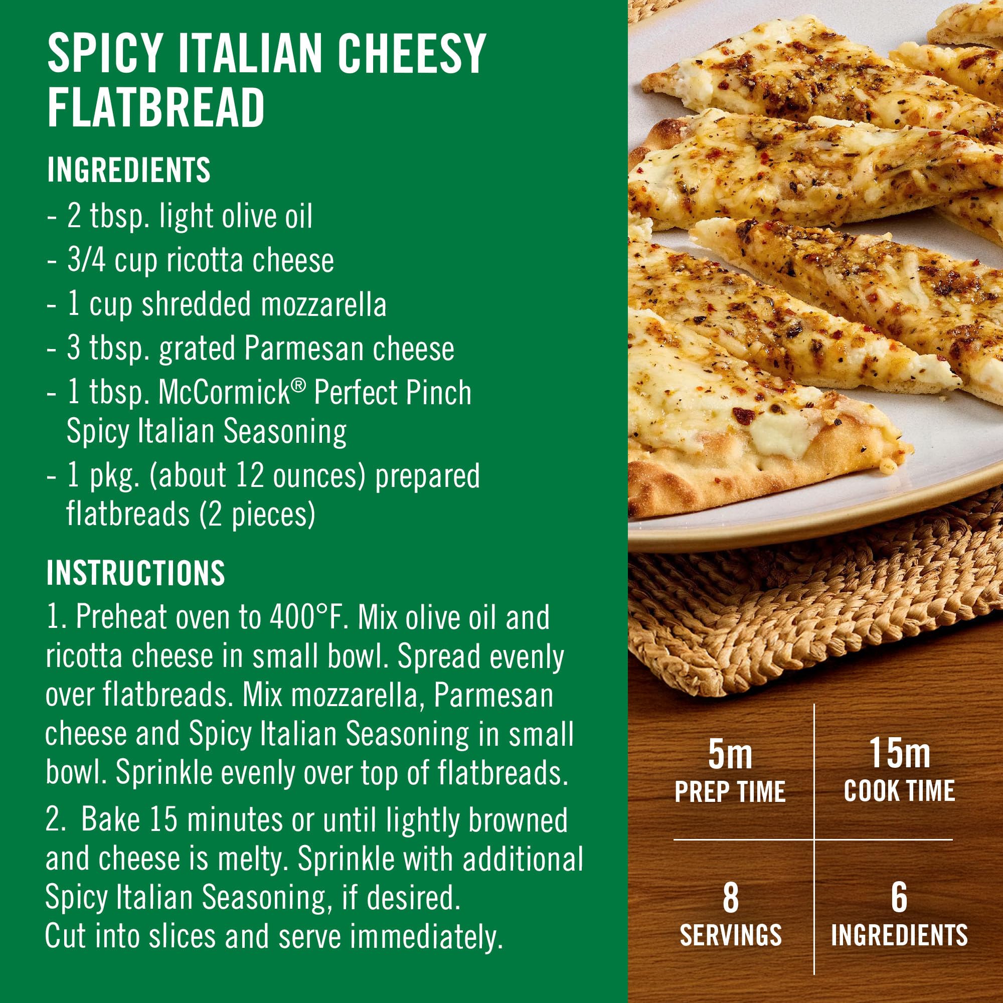McCormick Perfect Pinch Spicy Italian shelf-ready spice on the rack
