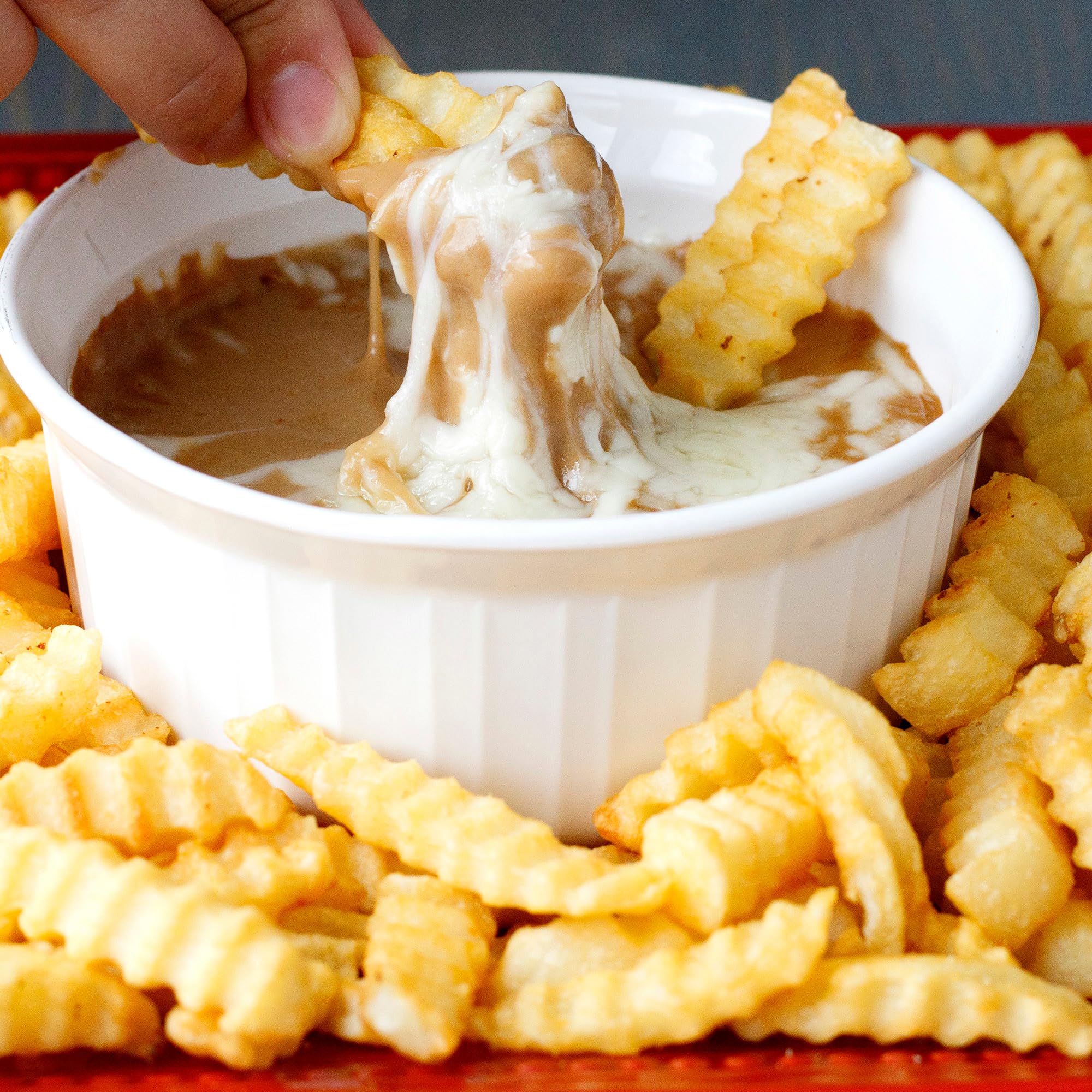 McCormick Premium Brown Gravy Mix pairs well with vegetables for a warm finish