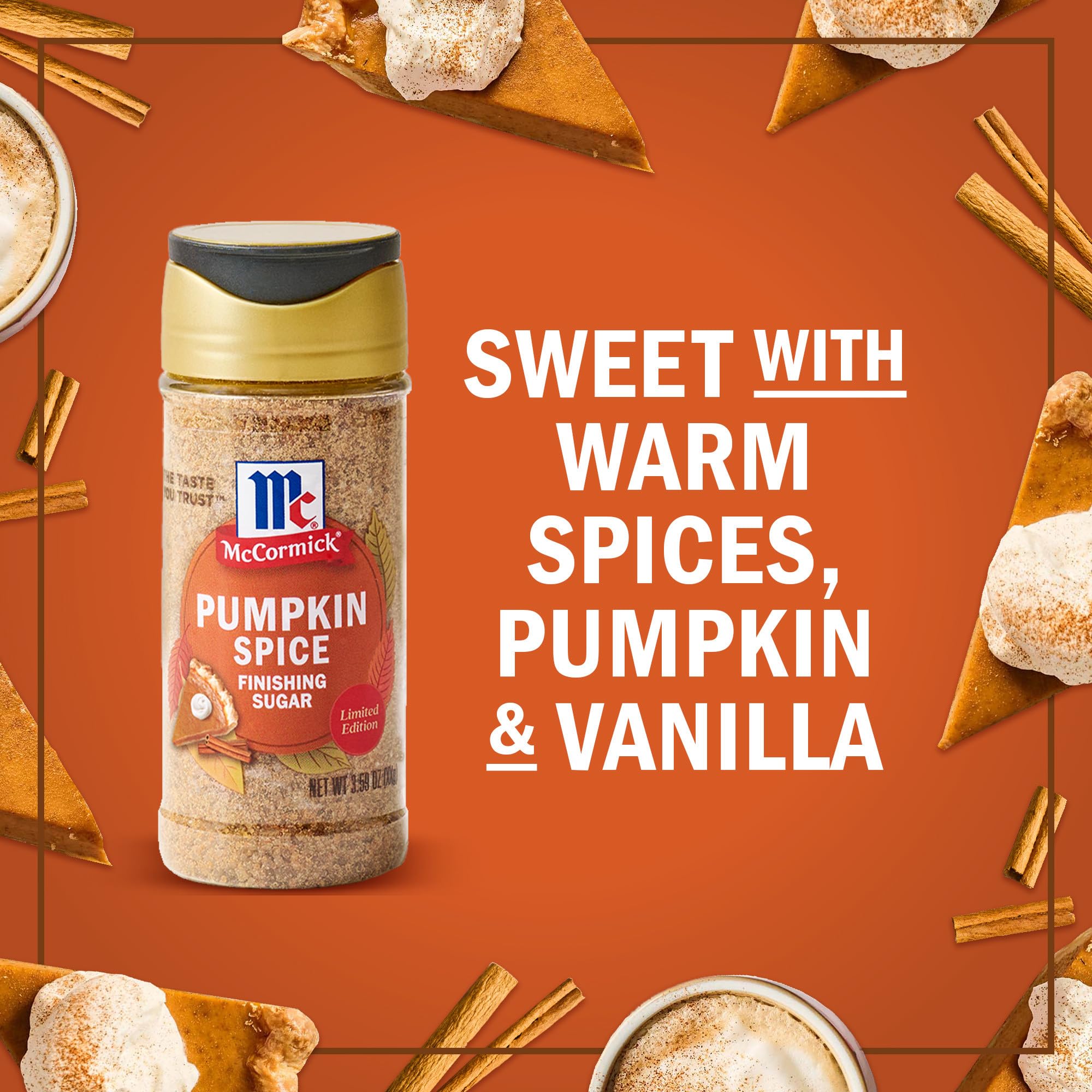 McCormick finishing sugar display emphasizing limited edition seasonal appeal