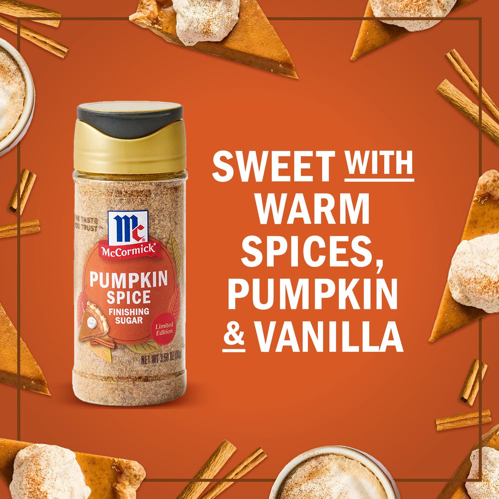 McCormick finishing sugar display emphasizing limited edition seasonal appeal