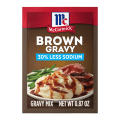 Roast beef with McCormick gravy drizzle shows savory pairings.