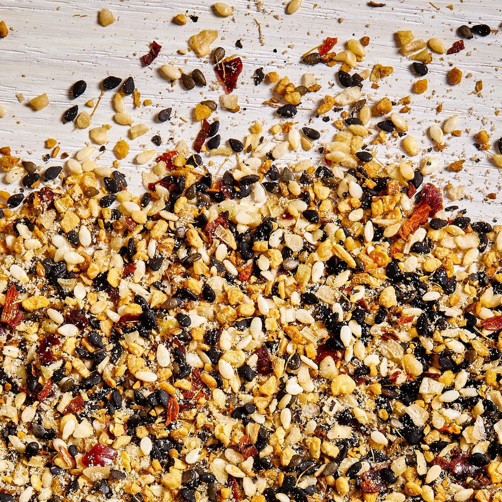 Kitchen scene with McCormick Sesame Ginger Crunch on spices