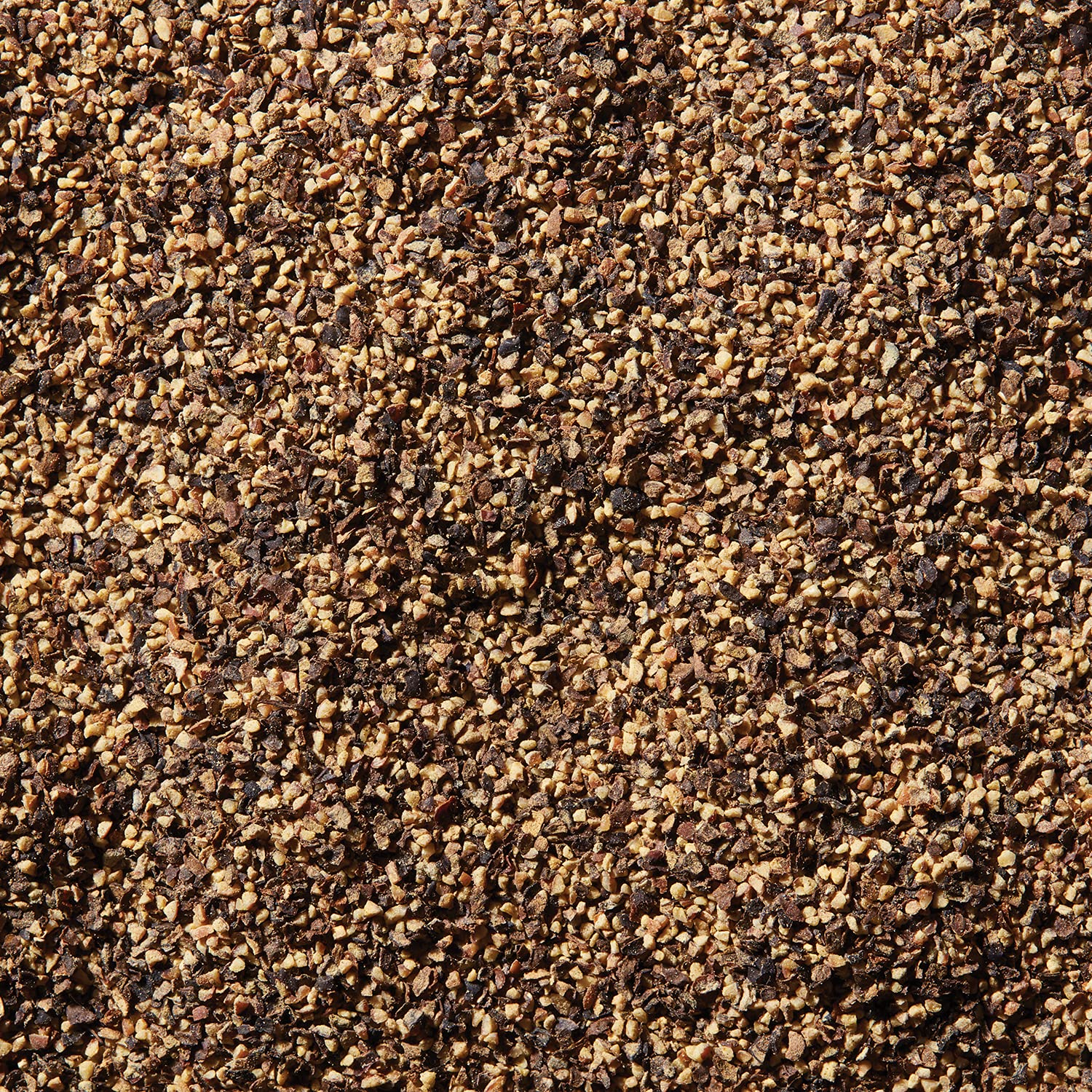 McCormick Table Grind Black Pepper label closeup, conveying hand-harvested bold flavor