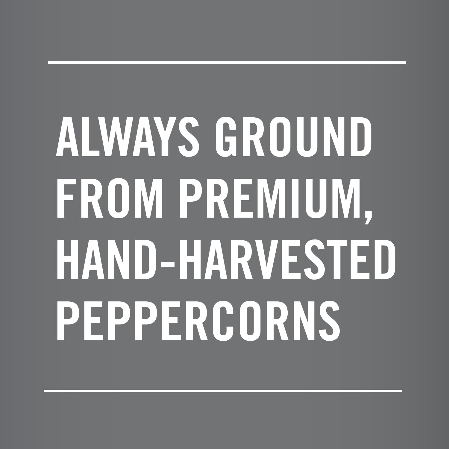 McCormick Table Grind Black Pepper over salads and potatoes for a bright finish