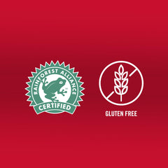 McCormick Vanilla Extract bottle label highlights Rainforest Alliance Certified beans