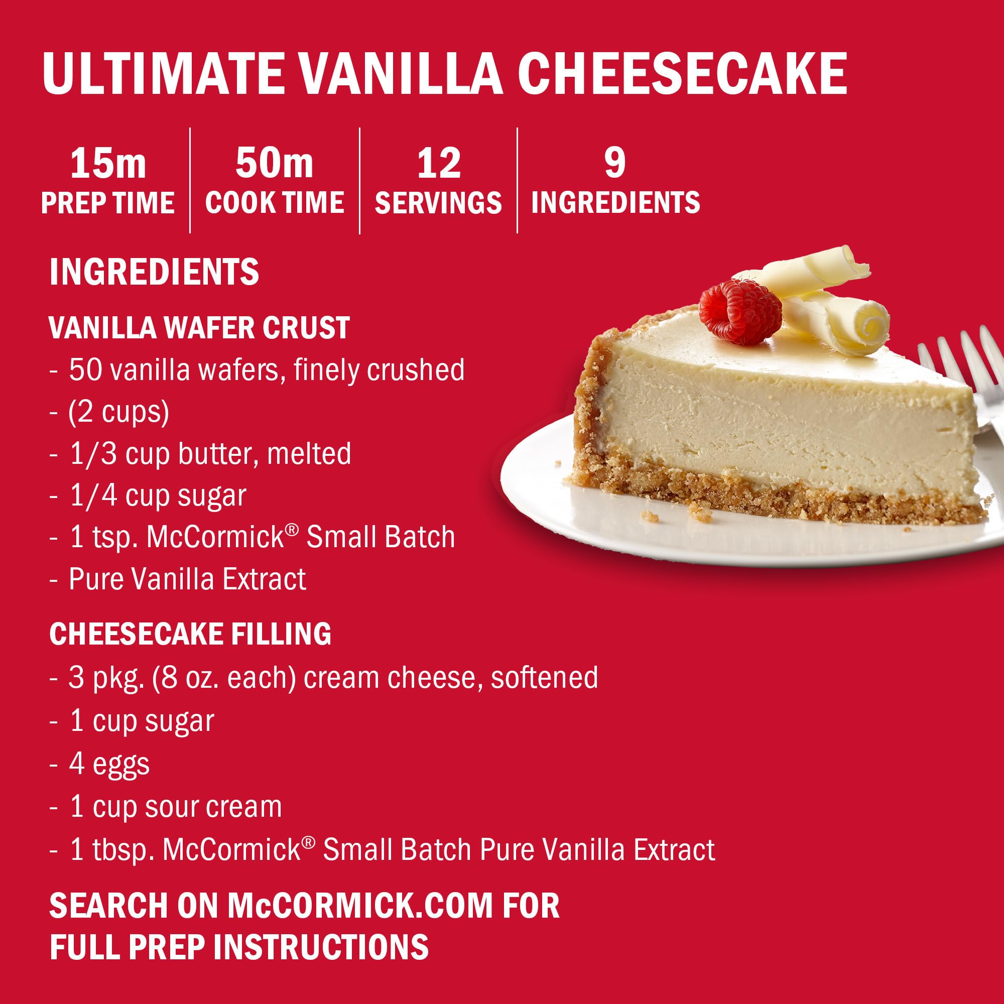 McCormick Vanilla in cocktails provides subtle depth and sweetness