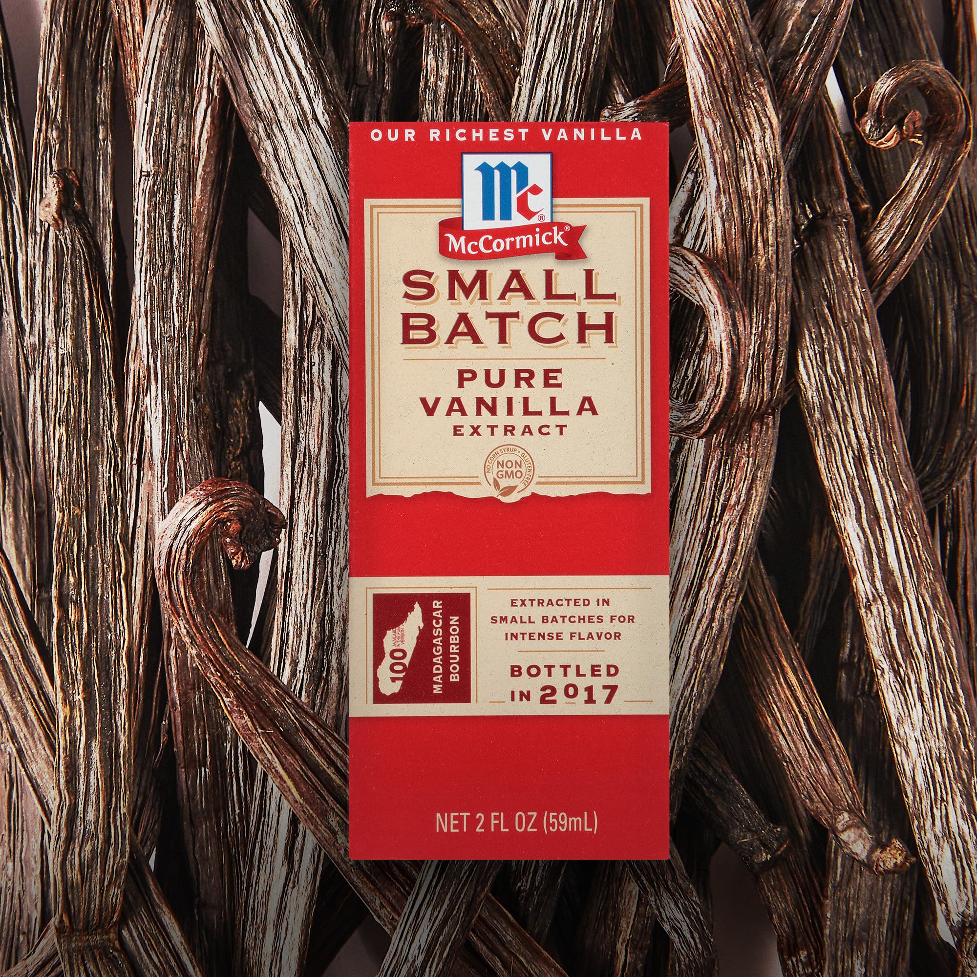 McCormick Vanilla Extract paired with preserves to enhance fruit flavors