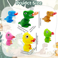 Mchochy dinosaur tongue-out toy yellow engaging fine motor skills during playtime