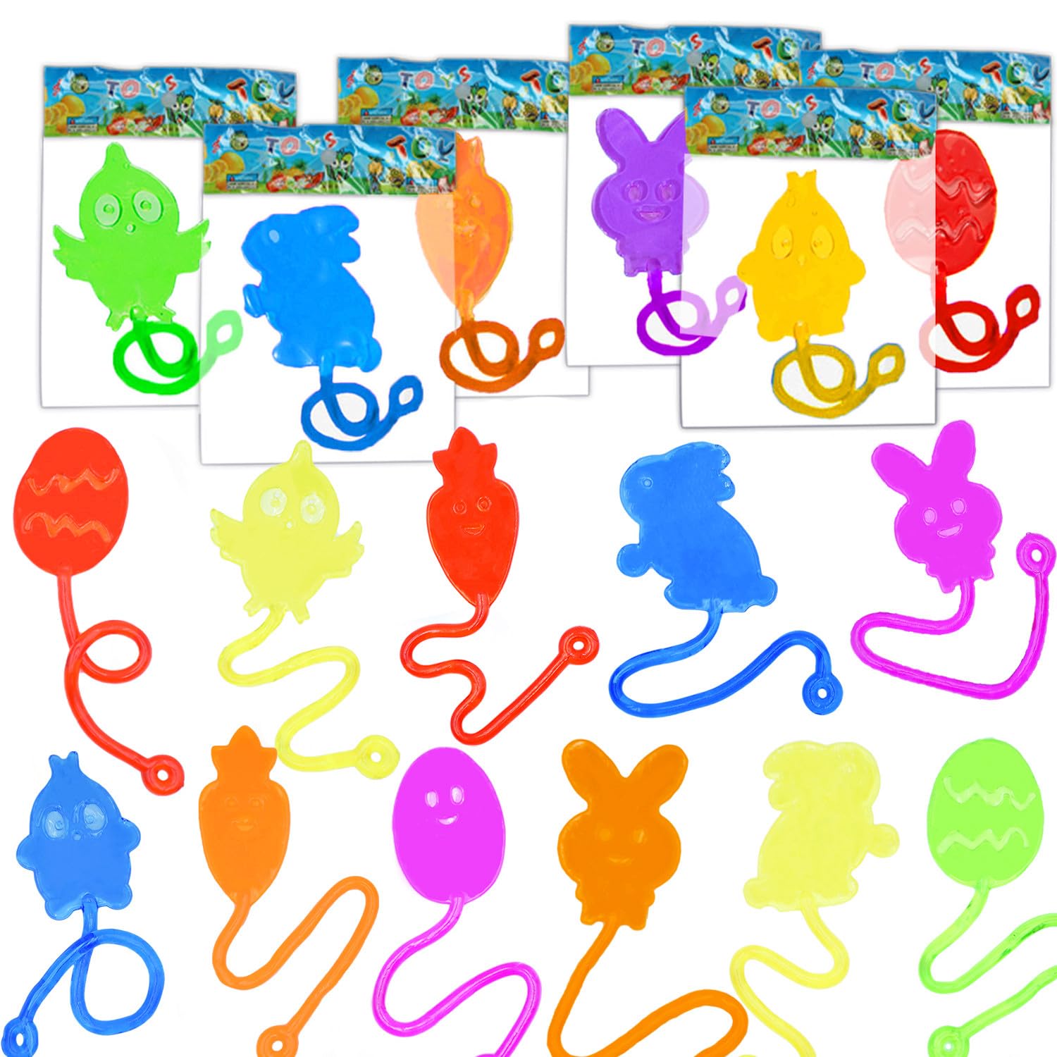 Mchochy Easter Sticky Hands Bunny design for tactile Easter fun and sensory play.