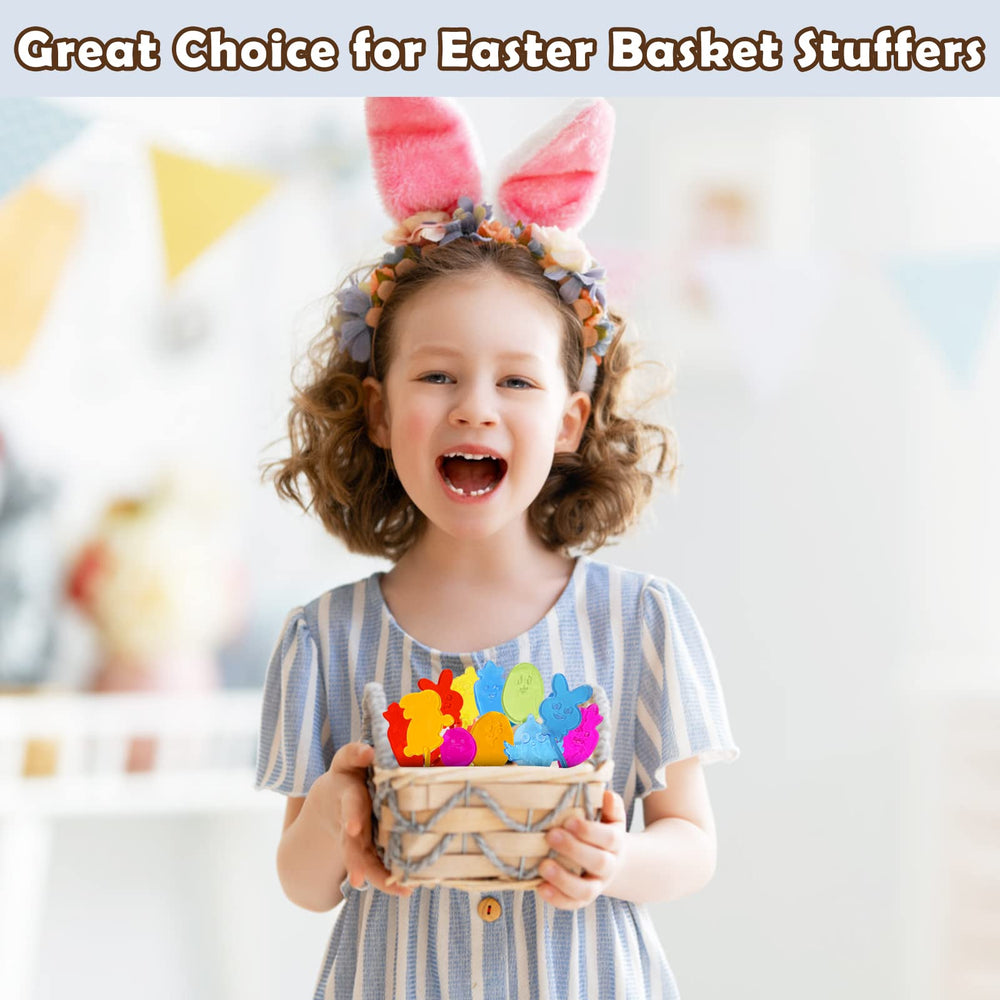 Mchochy Easter Sticky Hands 28-pack shown as vibrant, ready-to-gift toys.