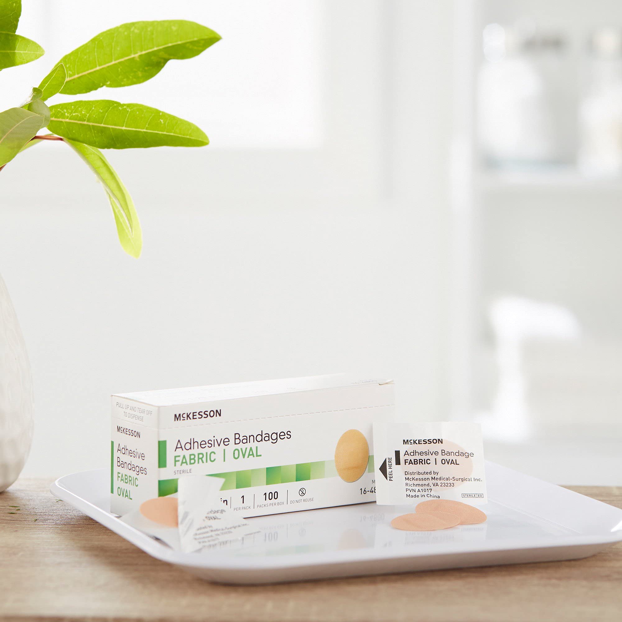 McKesson 100-count bulk pack for convenient, ready-to-use first aid.