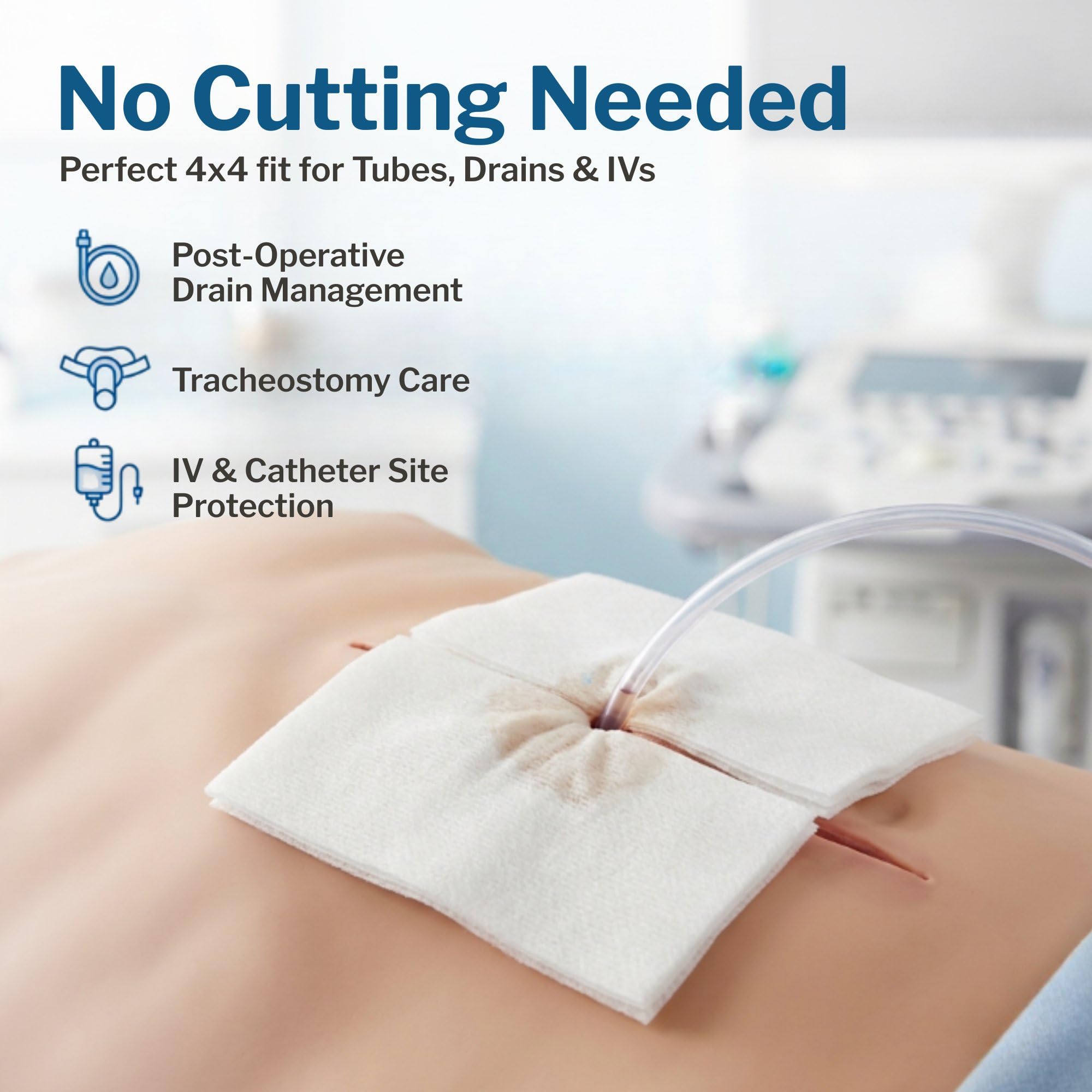 McKesson 6-ply drainage gauze offers reliable absorbency for exudate