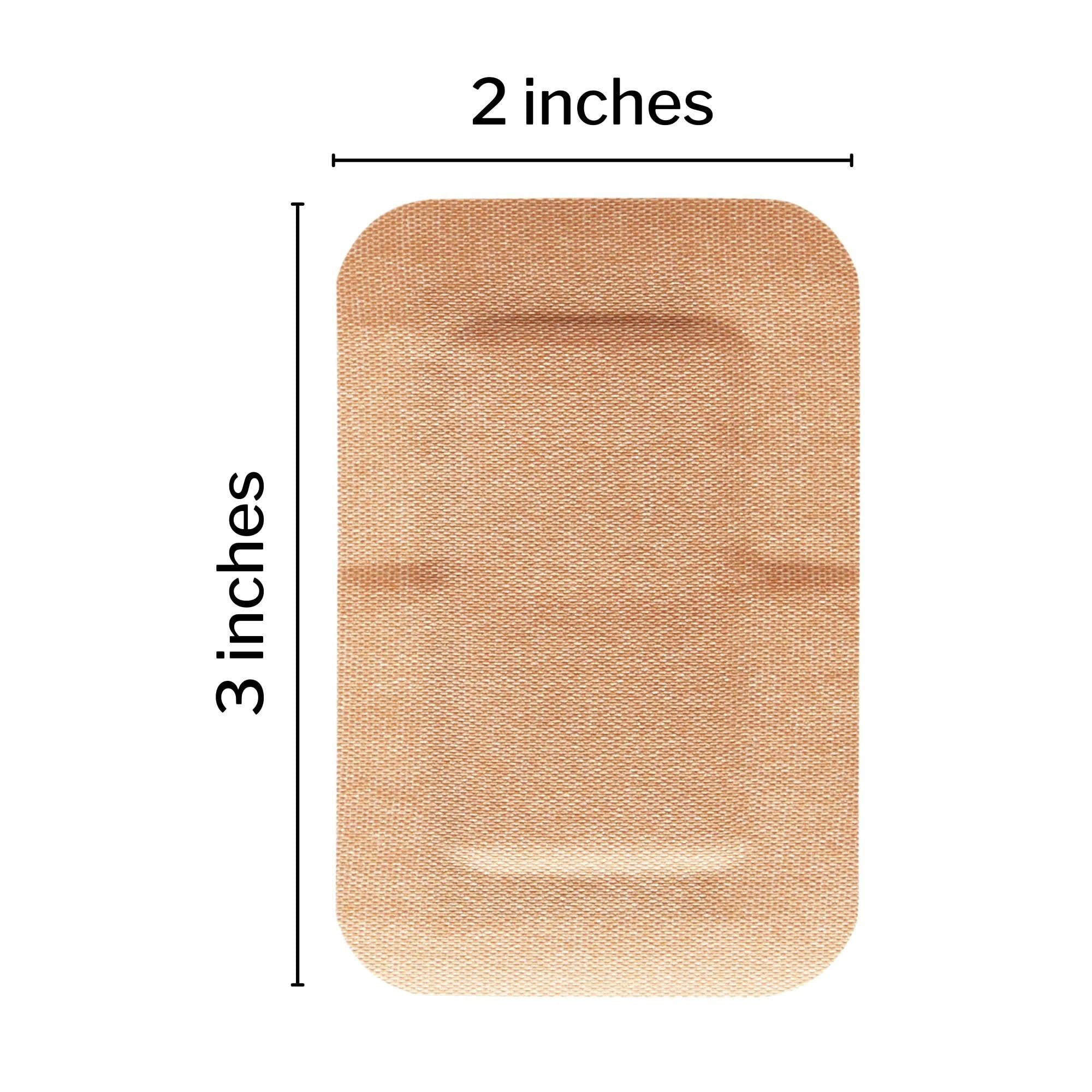 McKesson packaging seal emphasizes sterile, ready-to-use bandages for first aid.