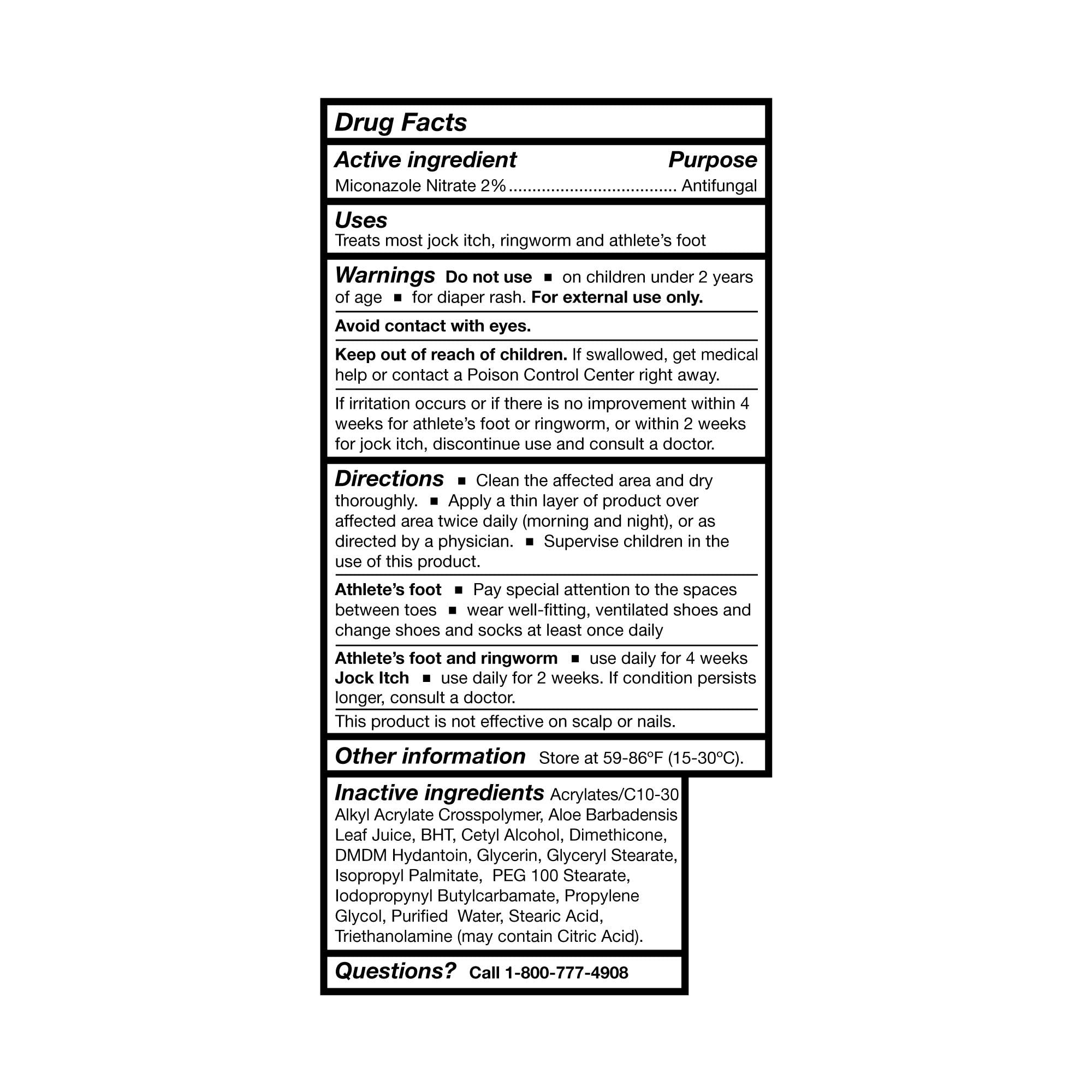 McKesson Antifungal Cream applied to groin area for jock itch comfort.