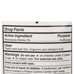 Packaging closeup of McKesson Antifungal Cream emphasizes 4 oz tube for home use.
