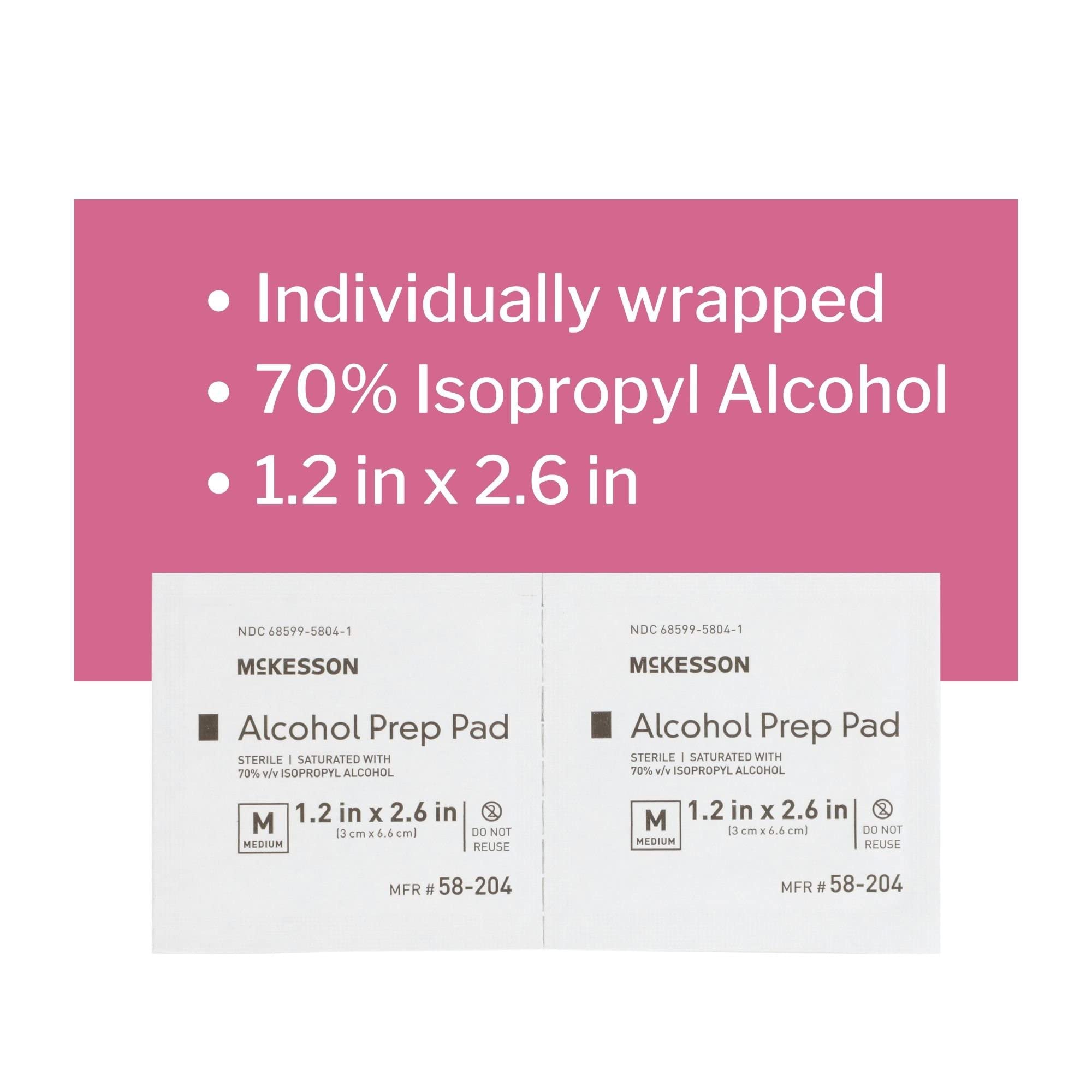 McKesson first-aid skin cleansing wipes for cuts and scrapes