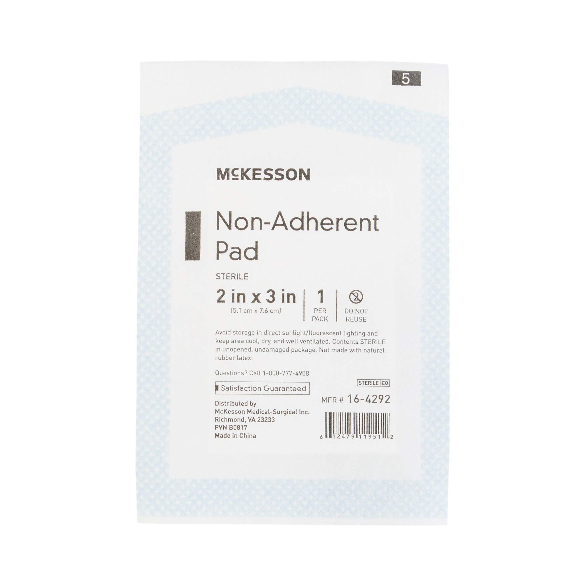 McKesson first aid kit ready wound dressing 2x3 for quick response.
