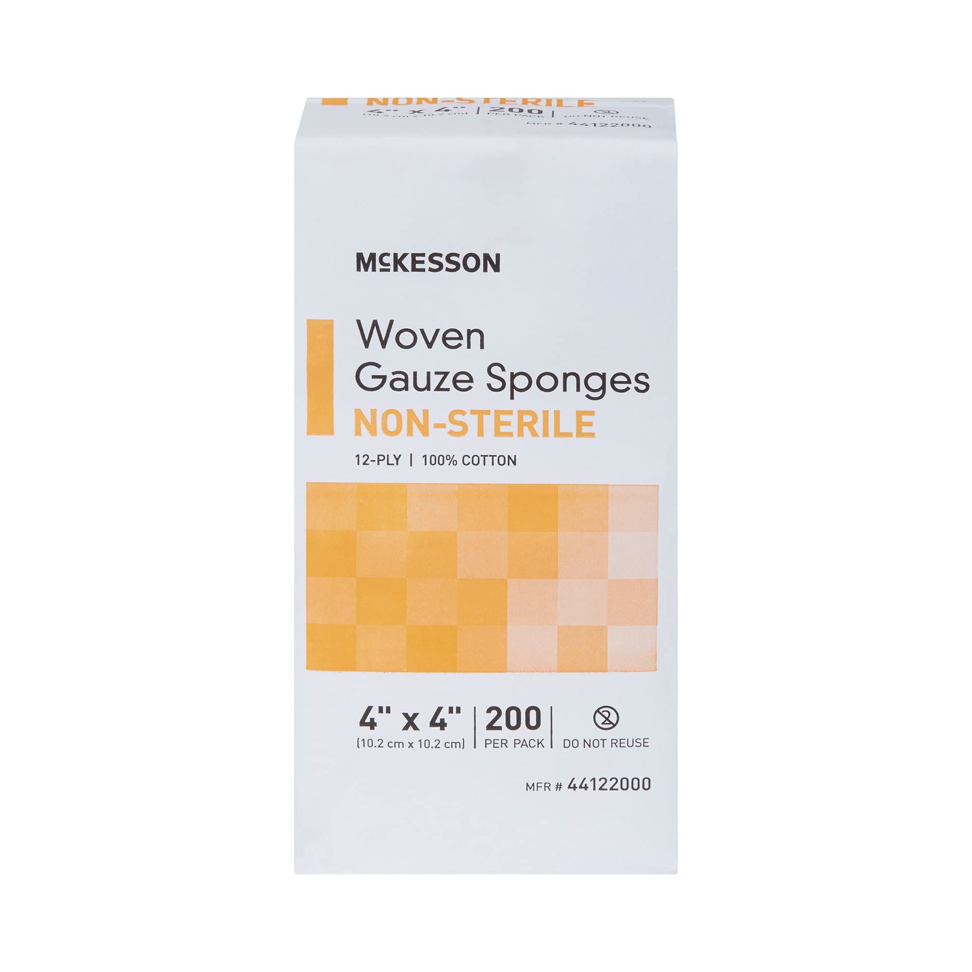 McKesson gauze pads for beauty applications and first aid tasks.