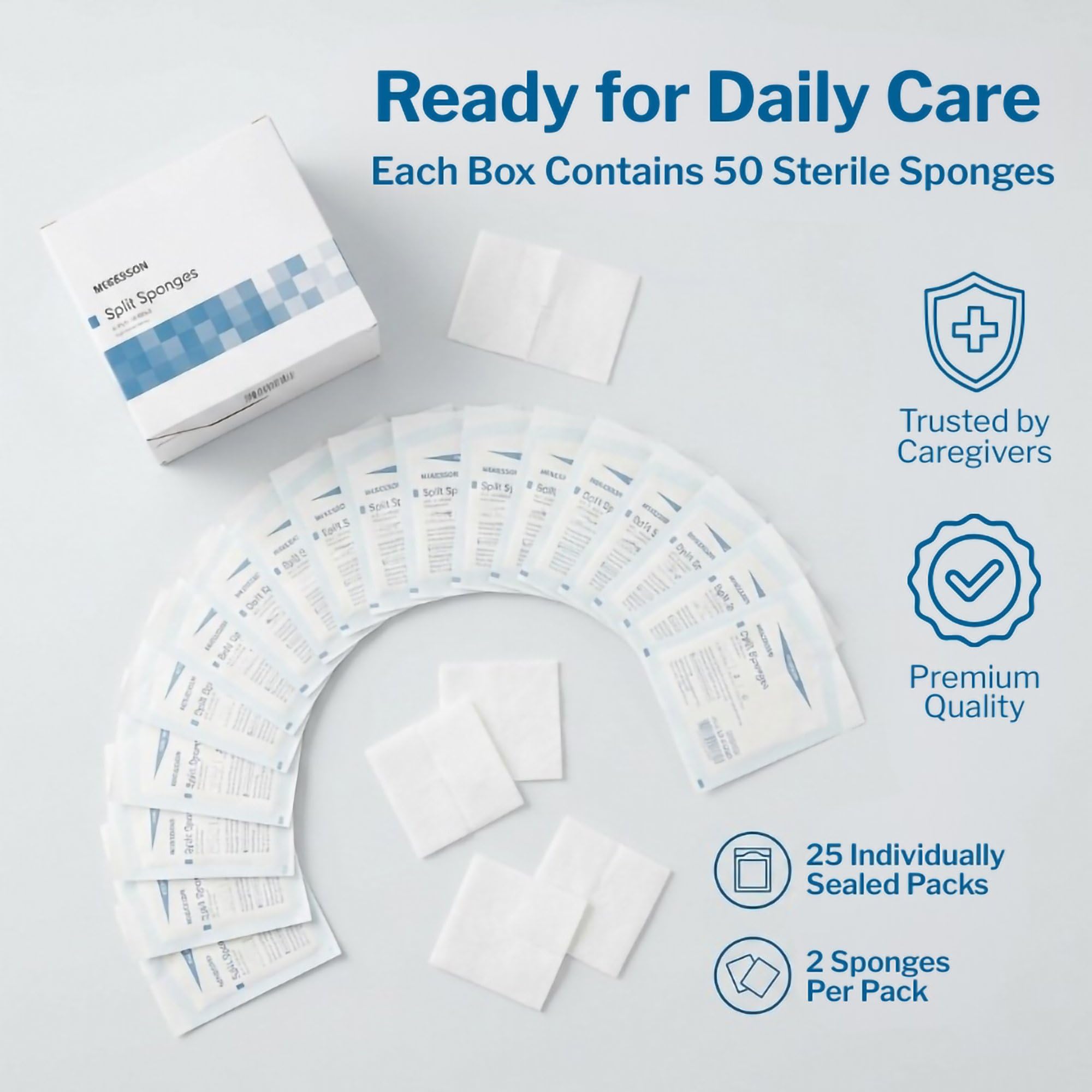 McKesson JP and Penrose drain-ready gauze for efficient care