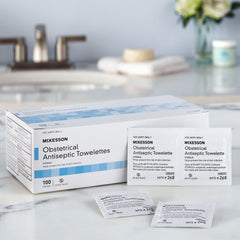 McKesson obstetrical towelettes for perineal hygiene; sting-free and lightly scented