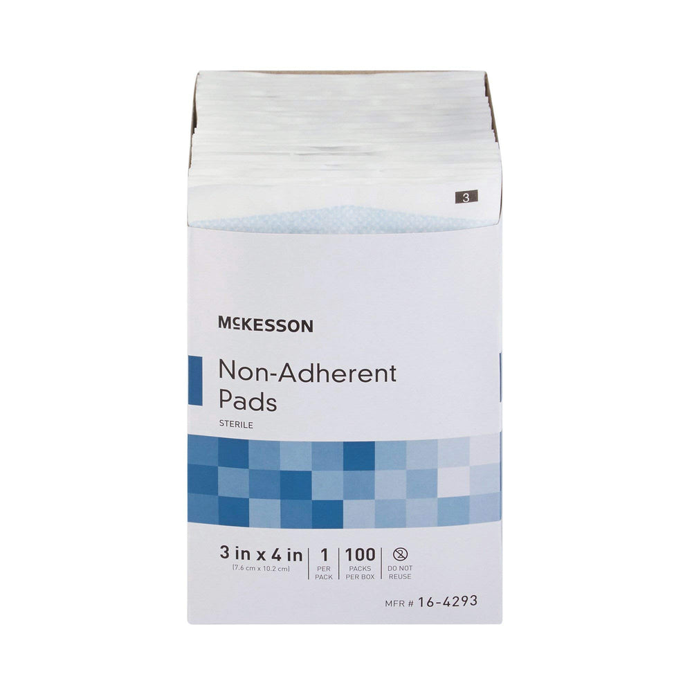 McKesson pads secured with tape or wrap for stable protection