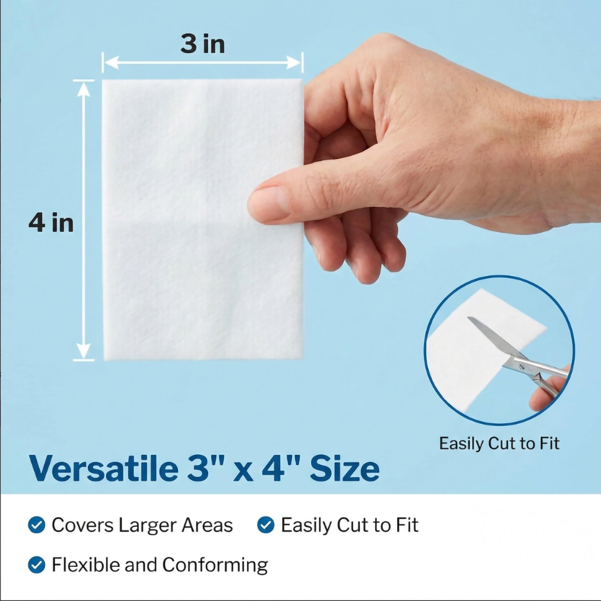 McKesson sterile, individually wrapped pads for hygienic use